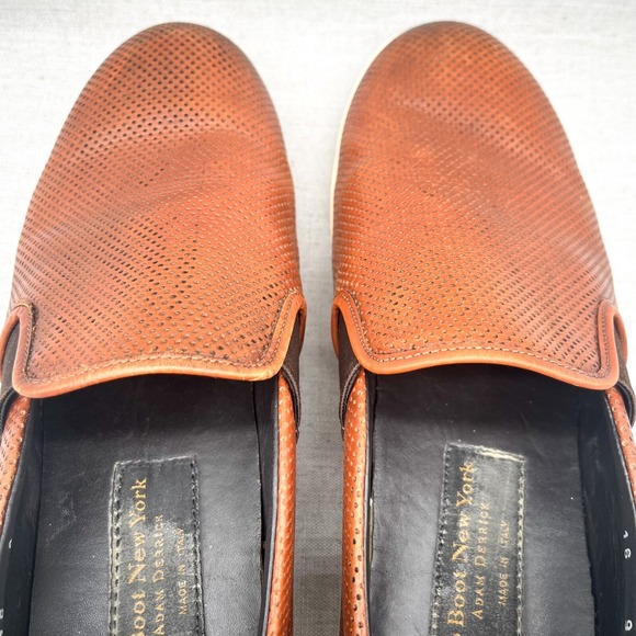 To Boot New York‎ Mens 9 Sneaker Shoes Brown Leather Low Slip On Casual Comfort main image 7